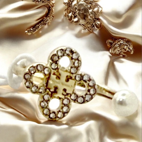 Tory Burch Kira Clover Pave ring - Picture 3 of 6